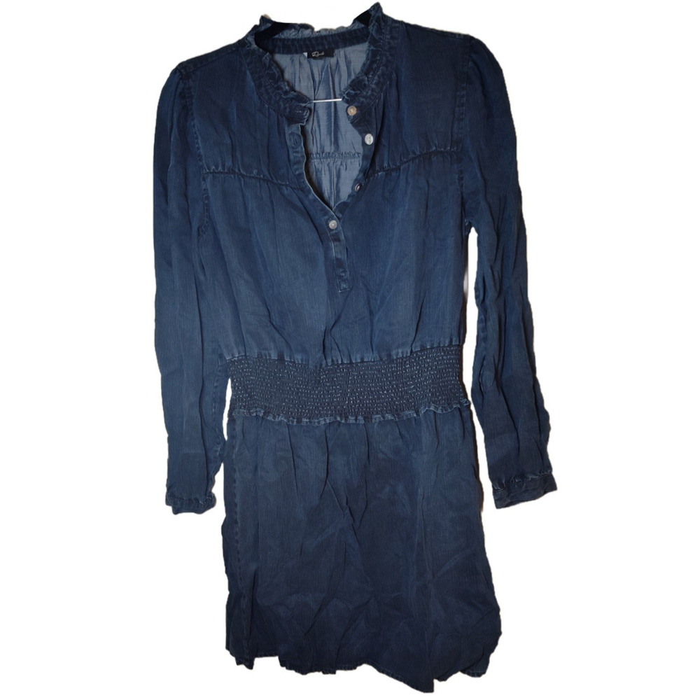 Rails Shawna Dark Vintage Chambray‎ Denim Women's Minidress Size Medium